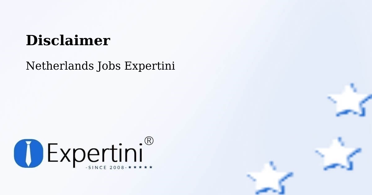 Disclaimer – Overschie - Netherlands Jobs Expertini